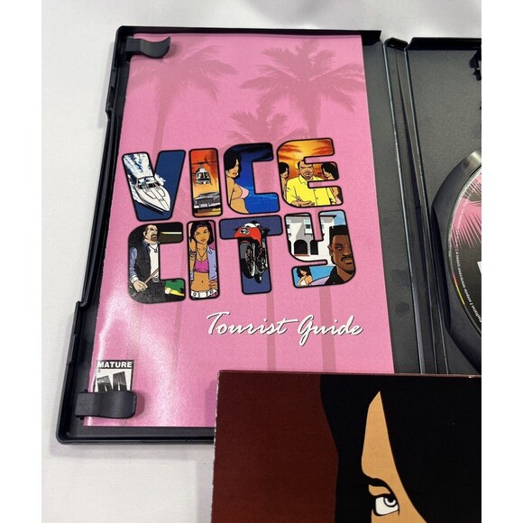 Grand Theft Auto: Vice City GTA (PlayStation 2, 2002) COMPLETE W/ MAP & TESTED - Picture 5 of 11
